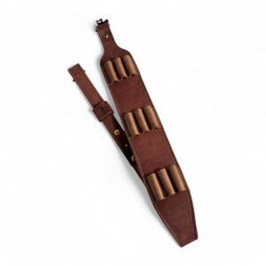 1791 Hunt Large Rifle Ammo Sling 30-06 Brown Ambidextrous