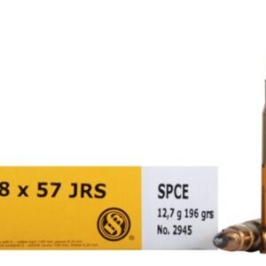 Sellier & Bellot Rifle Ammunition 8x57 JRS 196 gr SPCE 2380 fps 20/ct