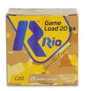 Rio Royal Buck 9P 20ga Buckshot 2.75 inch Shotgun Shells - 1Buck | 1345 fps | 25rd Box
