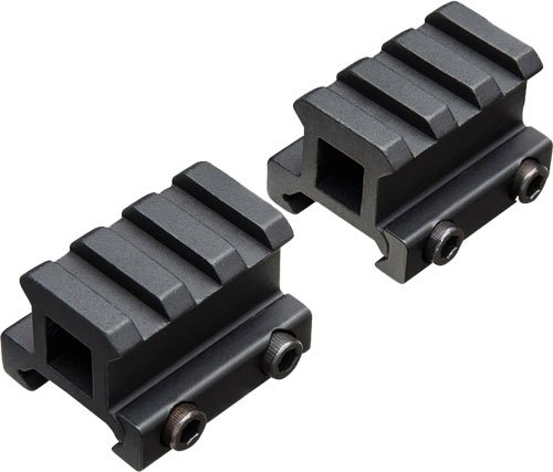 TRUGLO 2-PIECE PICATINNY RISER - MOUNT 3/4" RISE 1.36" LENGTH - Image 2