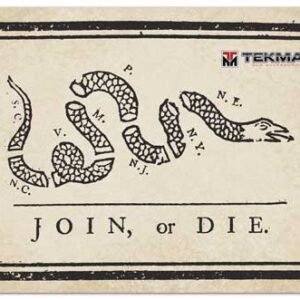 TEKMAT ARMORERS BENCH MAT - 11"X17" JOIN OR DIE FLAG