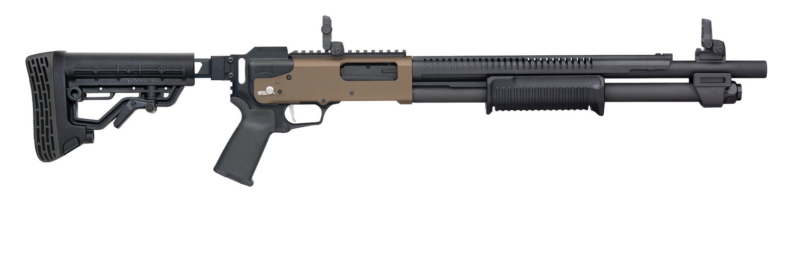 MOSSBERG 590R 12/18.5 6+1 FDE FOLDING
