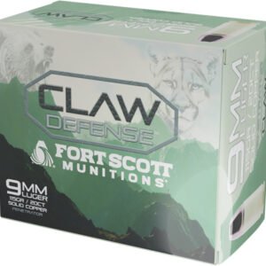 FORT SCOTT 9MM LUGER 115GR - CLAW DEFENSE FN 20RD 25BX/CS