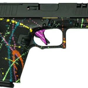 GLFA 19 STRIKER 9MM 4" 15 SHOT - BLK SLIDE SPLATTER BLACK FRAME