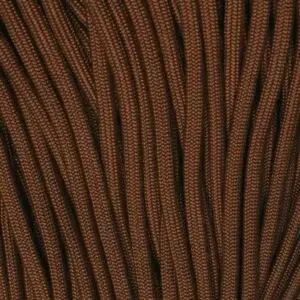 Mero 550 Paracord - 100' 550 lb Brown Chocolate
