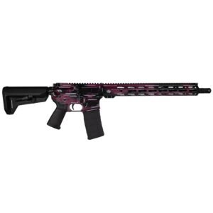 Shark Coast Tactical "Anime- Black Cherry" Rifle 5.56mm 10rd Magazine 16" Barrel 15" M-LOK Handguard California Compliant